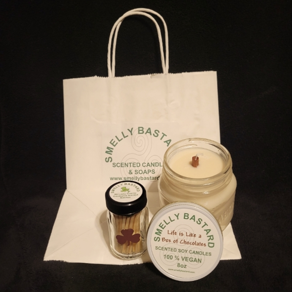 Smelly Bastard candle and matches 🌟